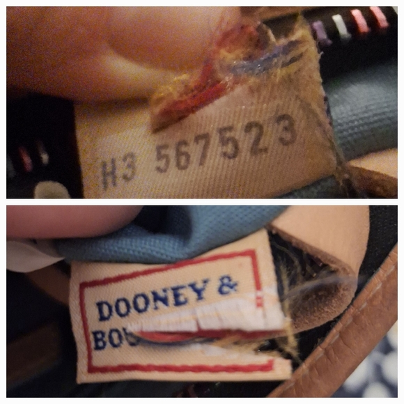 EUC Dooney & Bourke Signature Monogram Baguette Y2K Shoulder Bag Rainbow zipper! - Picture 14 of 14